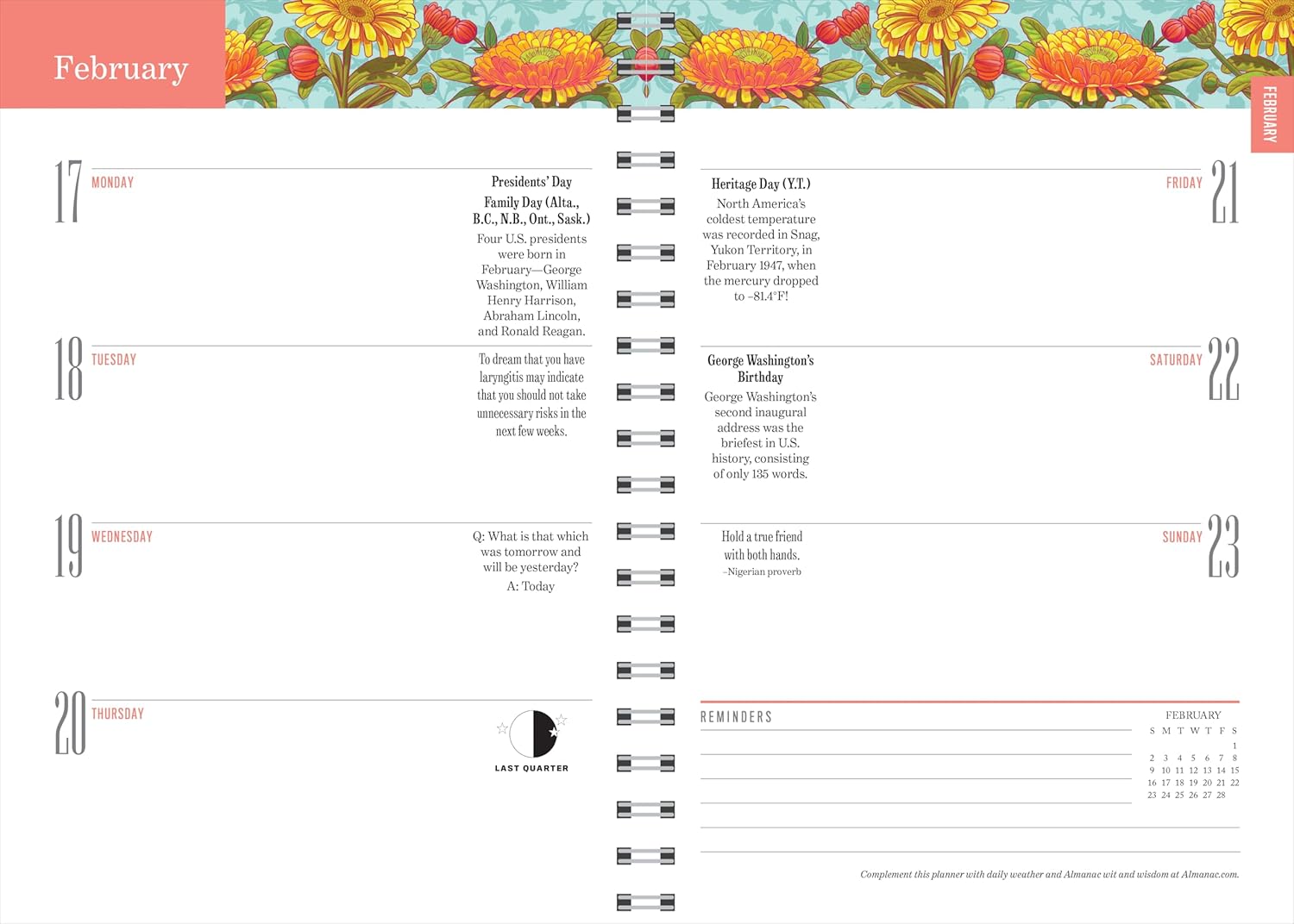 The 2025 Old Farmer's Almanac Planner