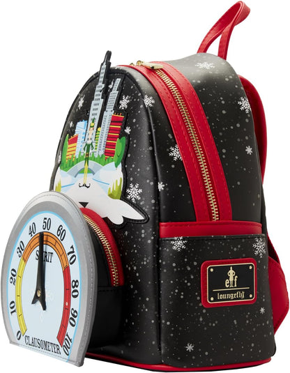 Loungefly Elf Clausometer Light Up Mini Backpack