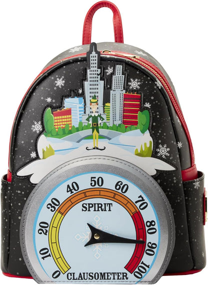 Loungefly Elf Clausometer Light Up Mini Backpack