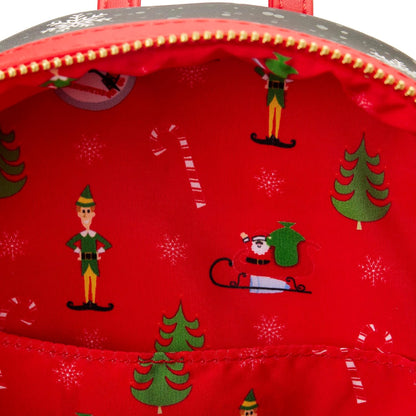 Loungefly Elf Clausometer Light Up Mini Backpack