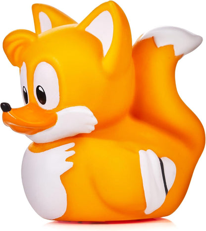 TUBBZ Mini: Sonic - Tails Figura Mini Coleccionable de Pato de Goma Disfrazado