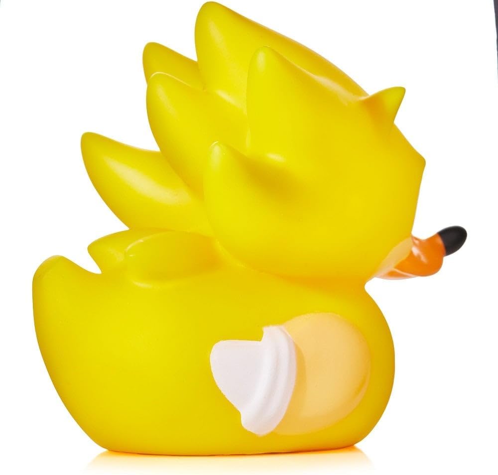 TUBBZ Mini Super Sonic Collectible Vinyl Rubber Duck Figure - Official Sonic the Hedgehog Merchandise - Kids TV, Movies & Video Games