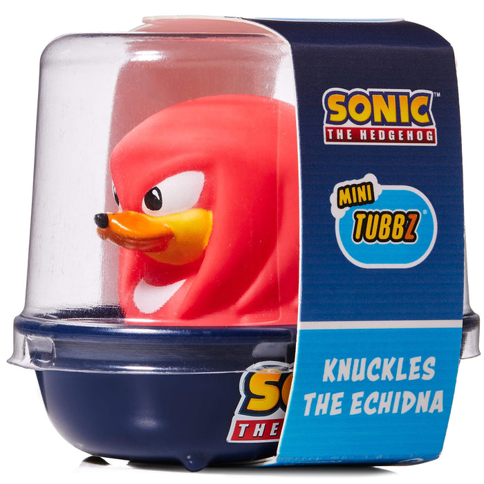TUBBZ Mini: Sonic - Knuckles Figura Mini Coleccionable de Pato de Goma Disfrazado