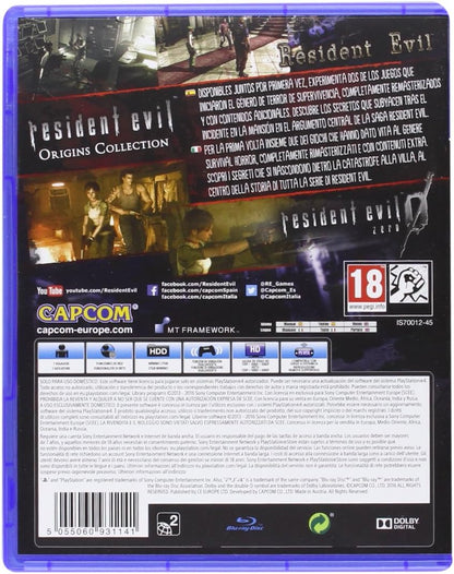 GIOCO PS4 RESIDENT EVIL: ORIGINS COLLECTION