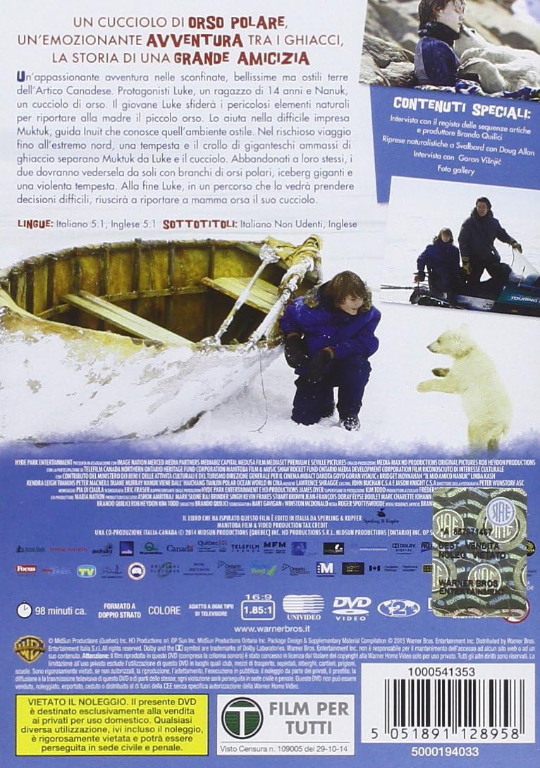 il mio amico nanuk dvd Italian Import