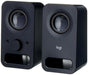 Logitech Z150 PC Speaker, Stereo Sound, 2 Speakers, 6 Watts Peak Power, 3.5mm Input, Right Speaker Controller, Headphone Jack, UK Plug, PC/TV/Mobile Phone/Tablet - Black