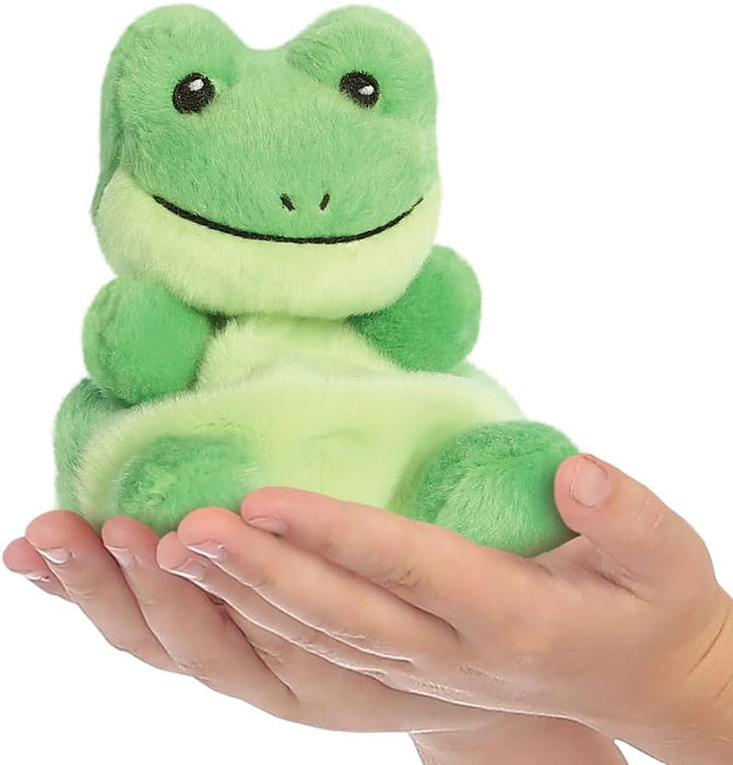 Aurora, 33720, Palm Pals Ribbits Frog 5In, Soft Toy, Green