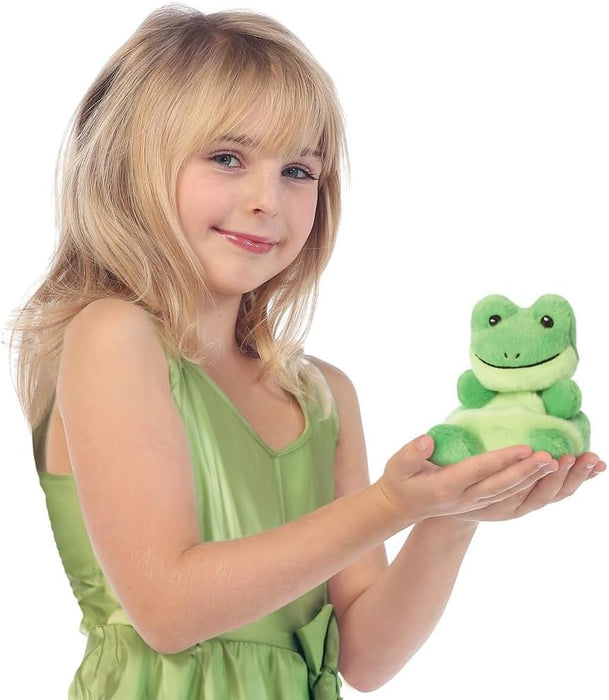 Aurora, 33720, Palm Pals Ribbits Frog 5In, Soft Toy, Green
