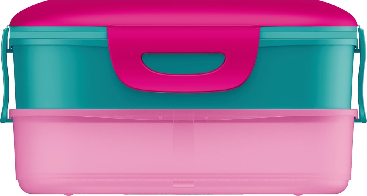 Maped Picnik Barbie - Contenitore per il pranzo con 2 scomparti modulari, di cui 1 scomparto impermeabile, facile da lavare in lavastoviglie, 1,4 l, licenza ufficiale Barbie