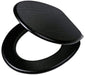 Tiger Toilet Seat Wood - Black