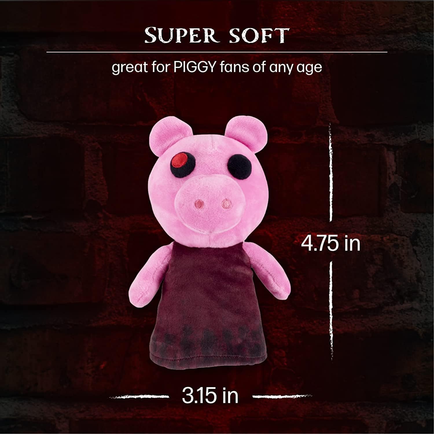 PIGGY Jumbo-Plüschtier (40,6 cm große Plüschtiere mit Kordelzugbeutel, Serie 1)