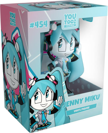 Youtooz Jenny Miku Figure, 4.5" inch Jenny Miku Vinyl Figure, Collectible Jenny Miku Figurine, Cartoon Inspired by Youtooz My Life as a Teenage Robot Collection