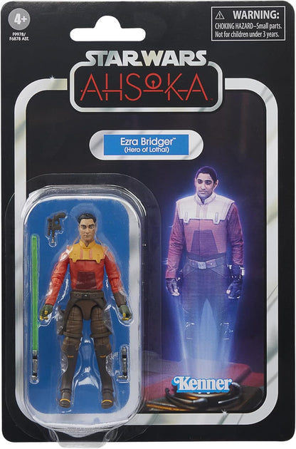 Star Wars The Vintage Collection Ezra Bridger (Hero of Lothal), Star Wars: Ahsoka 3.75 Inch Action Figure
