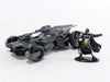 Jada JA31706 1:32 Justice League Batmobile + Batman Figure, Black