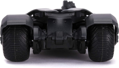 Jada JA31706 1:32 Justice League Batmobile + Batman Figure, Black