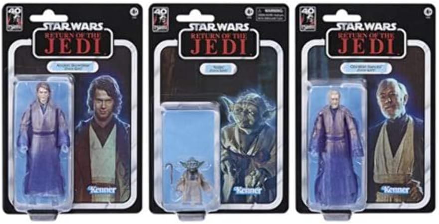Star Wars The Black Series Force Ghosts Pack of 3 Figures Figure 4 Years+
