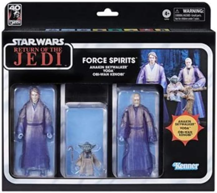 Star Wars The Black Series Force Ghosts Pack of 3 Figures Figure 4 Years+