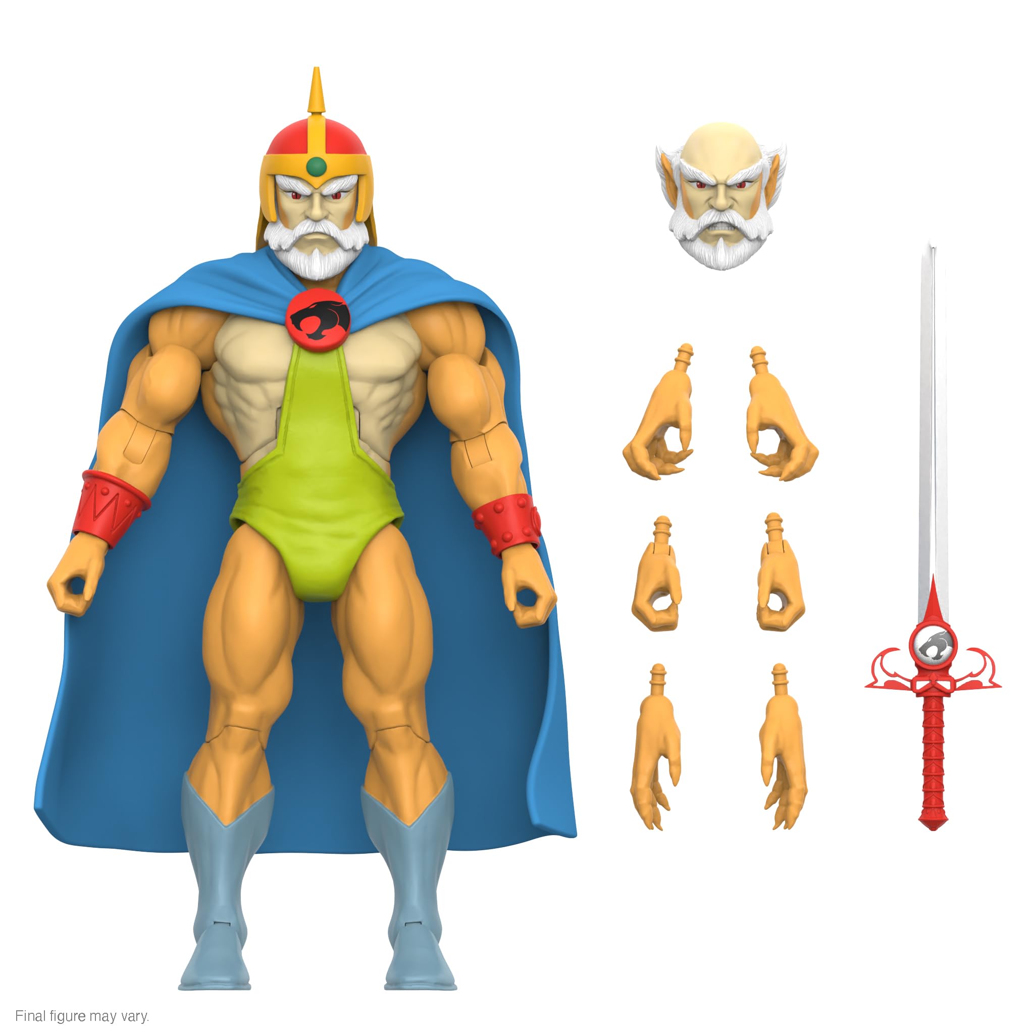 Super7 ULTIMATES! Thundercats Jaga (Toy Recolor) - 7" Thundercats Action Figure with Accessories Classic Cartoon Collectibles and Retro Toys