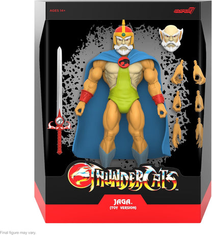 Super7 ULTIMATES! Thundercats Jaga (Toy Recolor) - 7" Thundercats Action Figure with Accessories Classic Cartoon Collectibles and Retro Toys