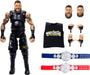 Mattel WWE Ultimate Edition Action Figure & Accessories, 6-inch Kevin Owens Collectible Set, Swappable Heads & Hands, Entrance Gear & 30 Articulation Points, HWP54