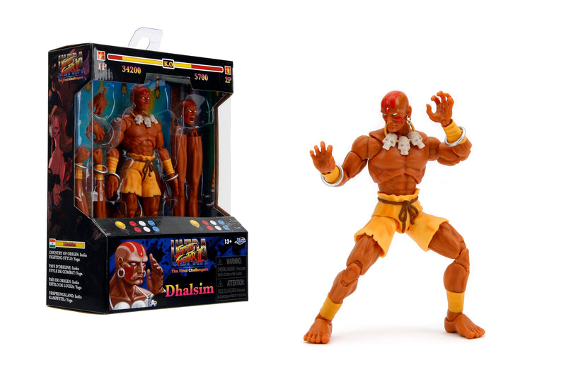 Street Fighter 6" Dhalsim Action Figure, Toys for Kids and Adults
