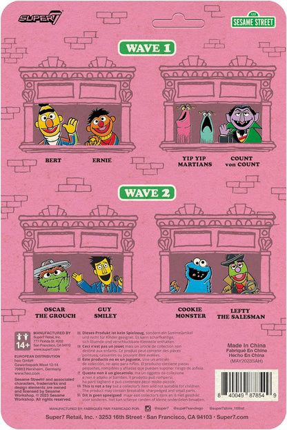Sesame Street Cookie Monster 3 3/4-Inch Reaction Figures