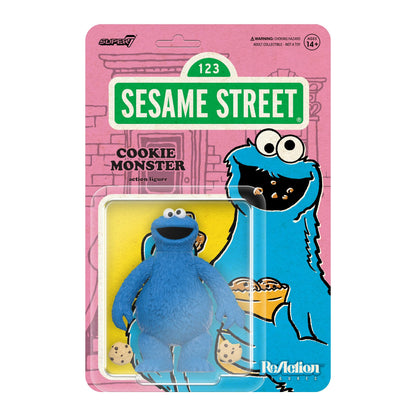 Sesame Street Cookie Monster 3 3/4-Inch Reaction Figures