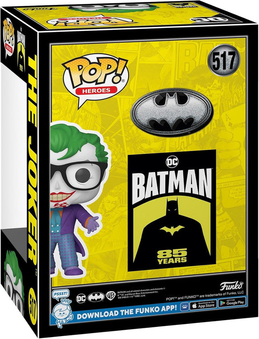 Funko Pop! Movies: BM 85th - the Joker With Teeth - Batman 1989 - Collectable Vinyl Figure - Gift Idea - Official Merchandise - Toys for Kids & Adults - Movies Fans - Model Figure for Collectors