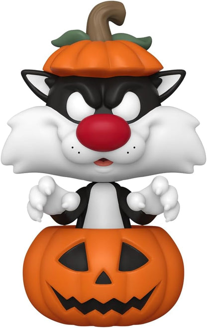 Funko Pop! Animation: LTH – Sylvester Cat With Pumpkin - Looney Tunes - Collectable Vinyl Figure - Gift Idea - Official Merchandise - Toys for Kids & Adults - TV Fans - Model Figure for Collectors
