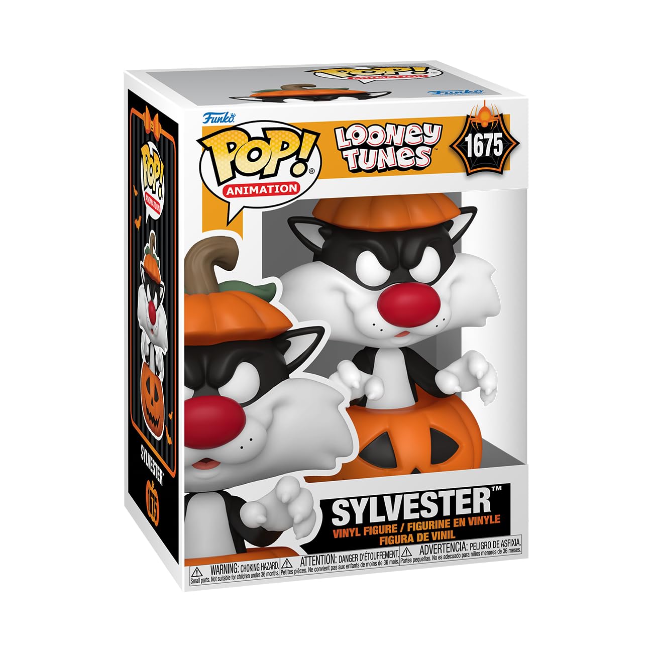 Funko Pop! Animation: LTH – Sylvester Cat With Pumpkin - Looney Tunes - Collectable Vinyl Figure - Gift Idea - Official Merchandise - Toys for Kids & Adults - TV Fans - Model Figure for Collectors
