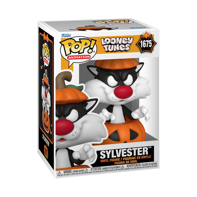 Funko Pop! Animation: LTH – Sylvester Cat With Pumpkin - Looney Tunes - Collectable Vinyl Figure - Gift Idea - Official Merchandise - Toys for Kids & Adults - TV Fans - Model Figure for Collectors