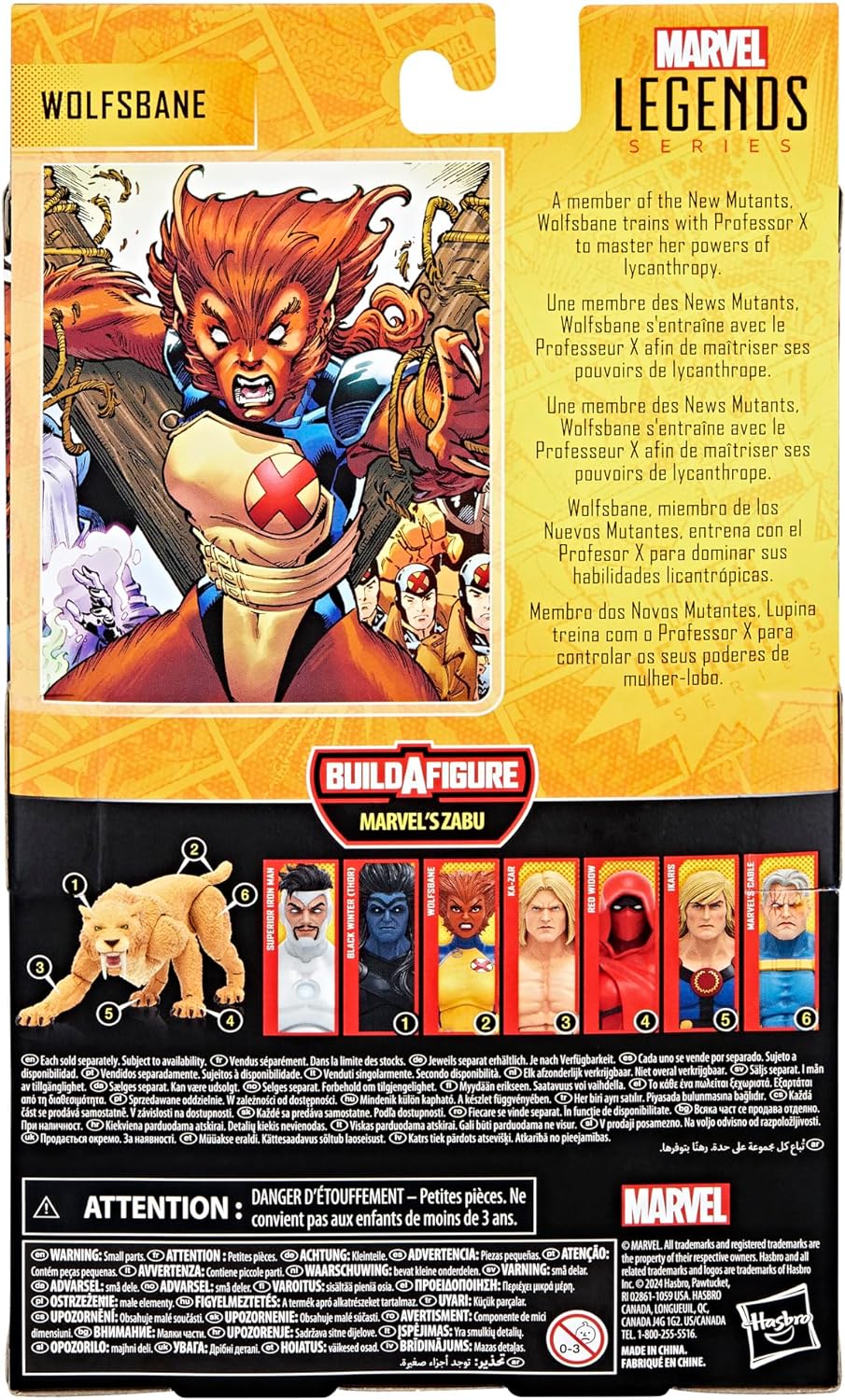 Marvel Legends Series - Loba Venenosa - Figura de acción Coleccionable Inspirada en los cómics de 15 cm con Pieza de Figura para armar