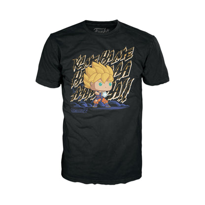Funko Pop! Boxed Tee: Dragon Ball Z - Goku Wave - S