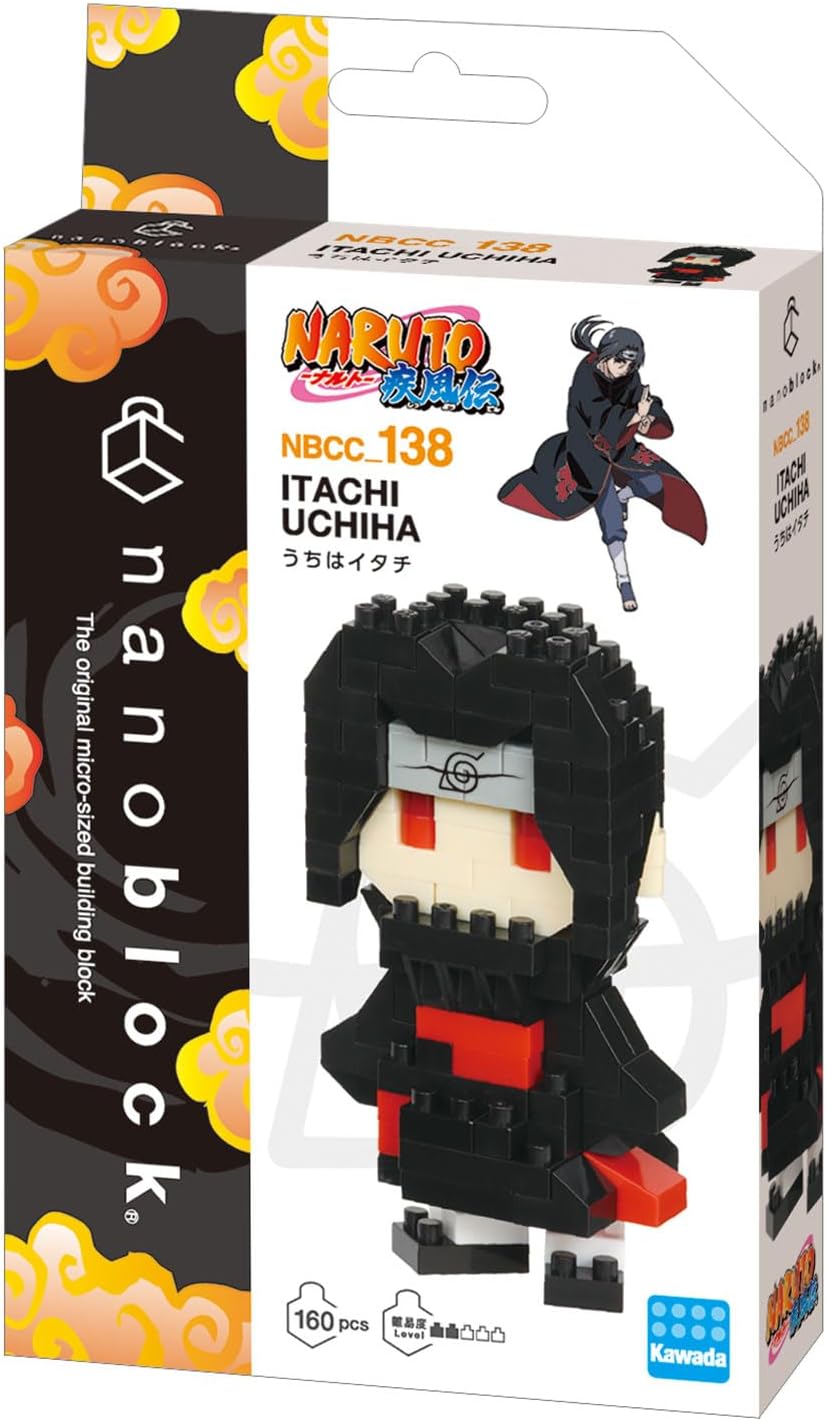 Nanoblock - Naruto Shippuden - Itachi Uchiha, Nanoblock Character Collection Series Building Kit