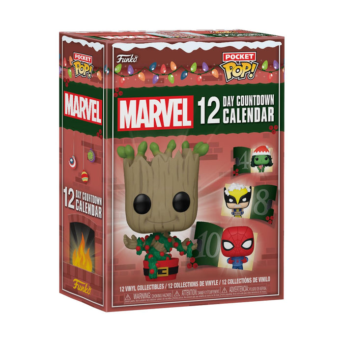 Funko Countdown Calendar: Marvel 12-Day - Marvel Comics - Advent Calendar - 12 Days Of Surprise - Collectable Vinyl Mini Figures - Mystery Box - Gift Idea - Holiday Xmas for Girls, Boys & Kids