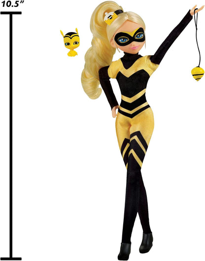 Miraculous Ladybug Queen Bee 10.5" Fashion Doll with Accessories and Pollen Kwami by Playmates Toys