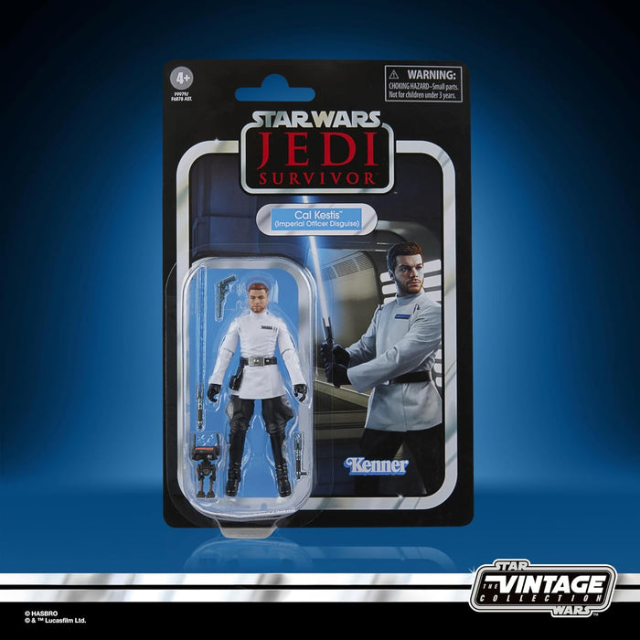 Star Wars The Vintage Collection Cal Kestis (Imperiale Offizier Verkleidung), Action-Figur Jedi − Survivor (9,5 cm