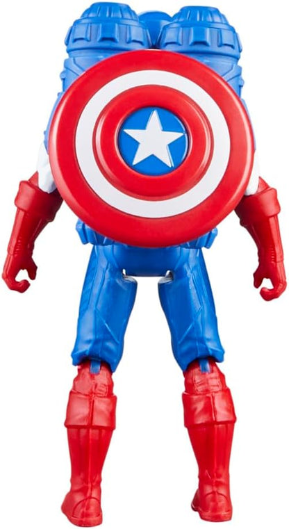 Marvel Epic Hero Series Battle Gear Captain America Action Figure, 4-Inch, Avengers Super Hero Toys for Kids Ages 4 and Up