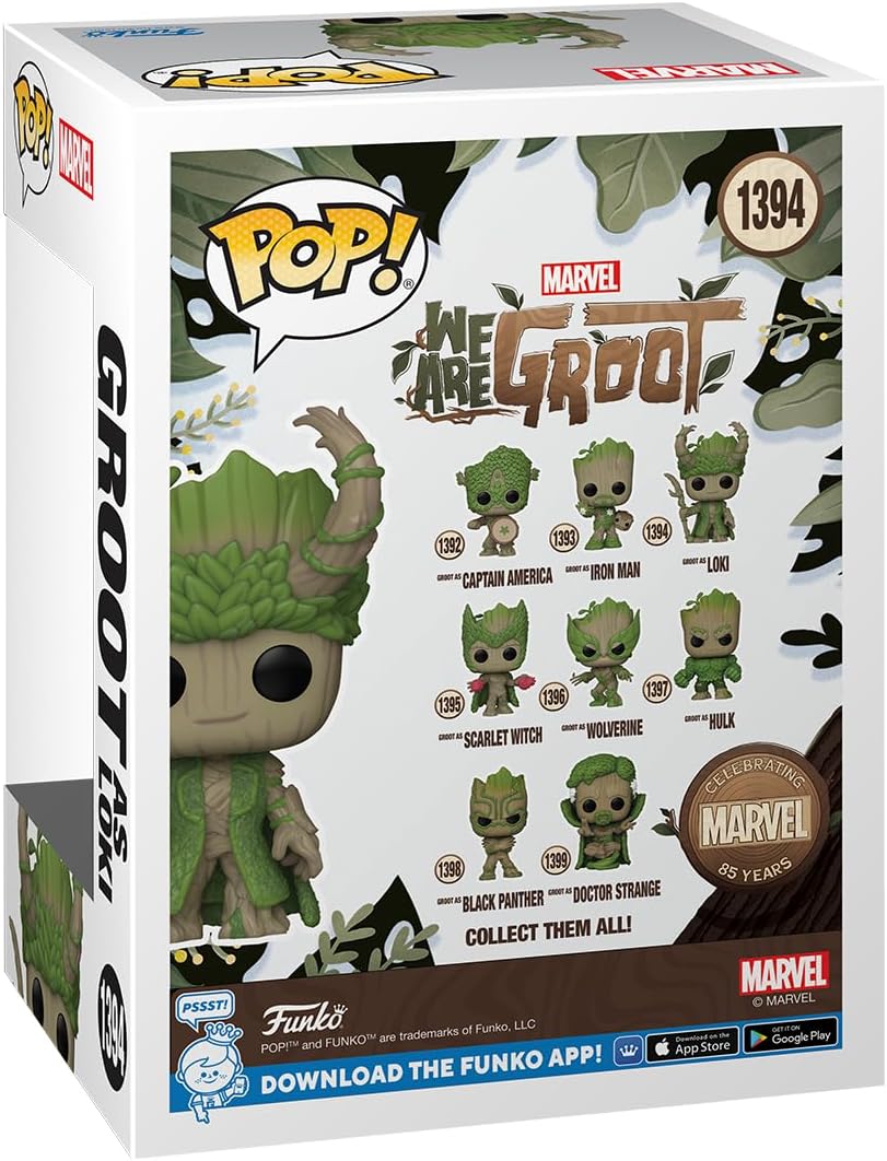 Funko Pop! Marvel: WAG - Loki - We Are Groot - Collectable Vinyl Figure - Gift Idea - Official Merchandise - Toys for Kids & Adults - TV Fans - Model Figure for Collectors and Display