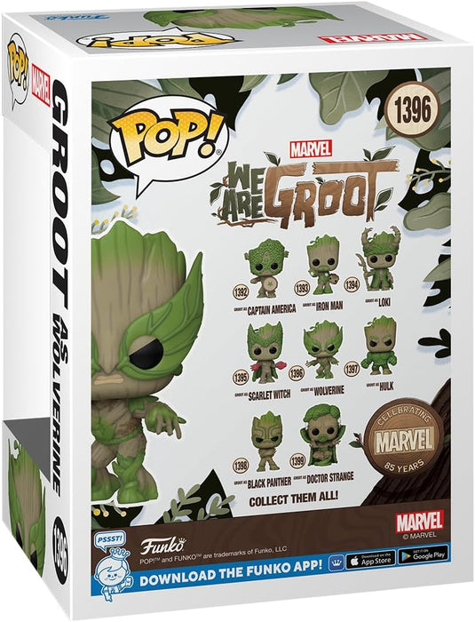 Funko Pop! Marvel: WAG - Wolverine - We Are Groot - Collectable Vinyl Figure - Gift Idea - Official Merchandise - Toys for Kids & Adults - TV Fans - Model Figure for Collectors and Display