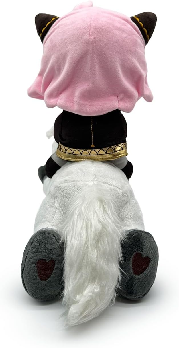 Youtooz Spy x Family Bond Anya and Bond 1FT Plush, Anya Riding Bond Plushie, Collectible Anya Riding Bond from Spy x Family by Youtooz Spy x Family Plush Collection Anya Riding Bond 1FT