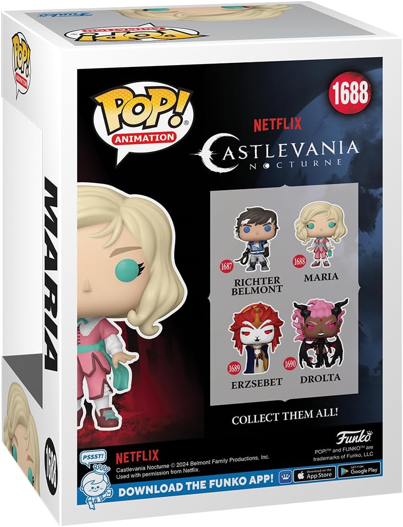 Funko Pop! Animation: Cast Noct - Maria - Castlevania - Collectable Vinyl Figure - Gift Idea - Official Merchandise - Toys for Kids & Adults - TV Fans - Model Figure for Collectors and Display