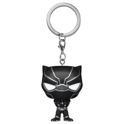 Funko Pop! Keychain: Marvel NC - Black Panther - Marvel Comics - Neuartiger Schlüsselanhänger - Vinyl-Minifigur Zum Sammeln - Strumpffüller - Geschenkidee - Offizielle Handelswaren - Minifigur