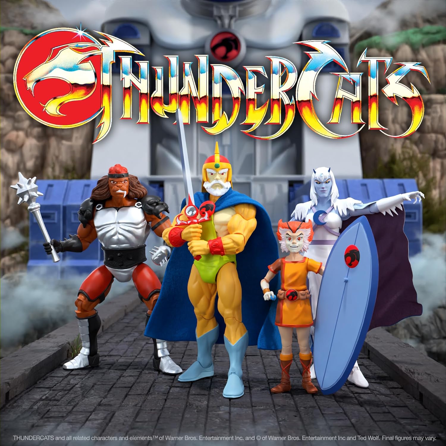 Super7 ULTIMATES! Thundercats Grune The Destroyer (Toy Recolor) - 7" Thundercats Action Figure with Accessories Classic Cartoon Collectibles and Retro Toys