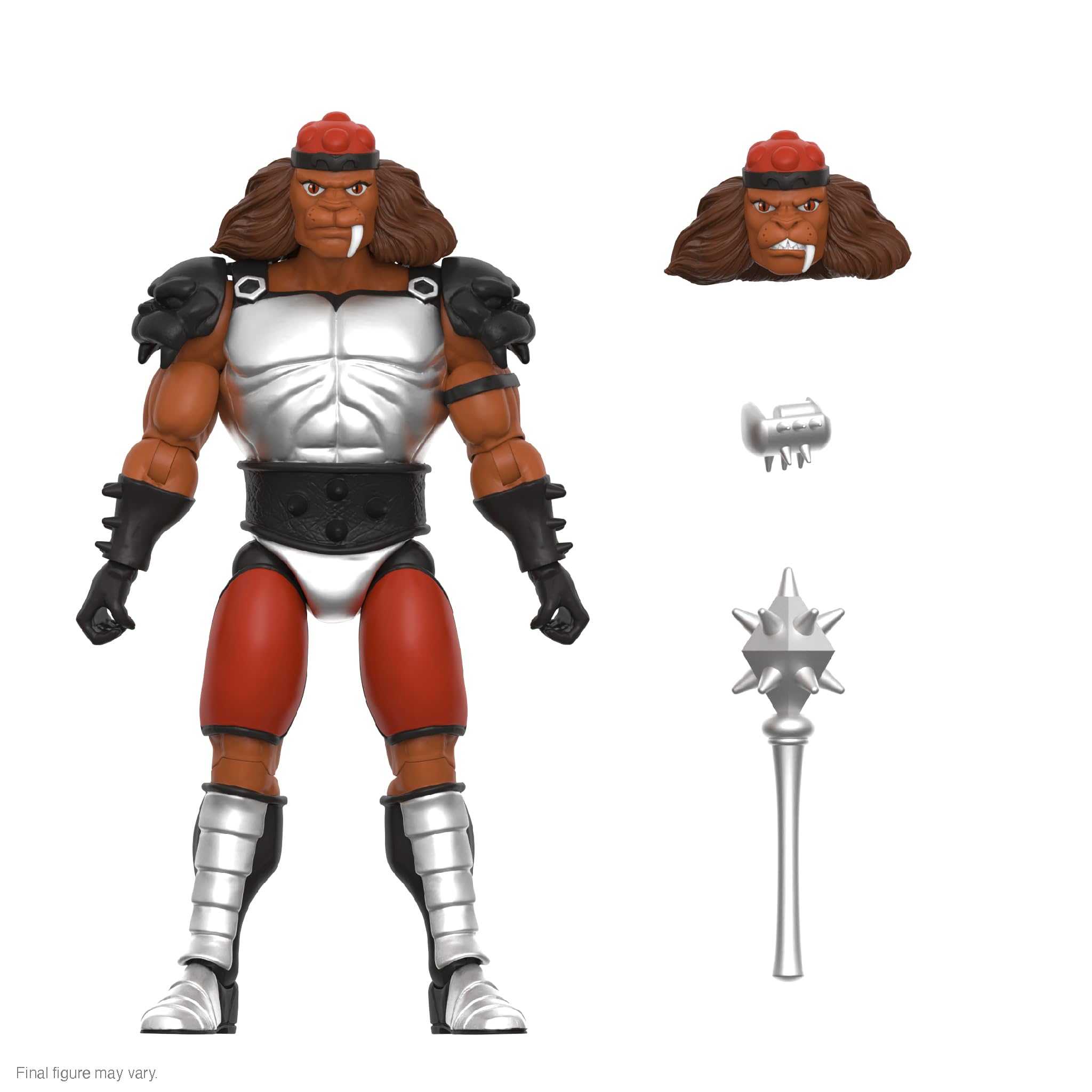 Super7 ULTIMATES! Thundercats Grune The Destroyer (Toy Recolor) - 7" Thundercats Action Figure with Accessories Classic Cartoon Collectibles and Retro Toys