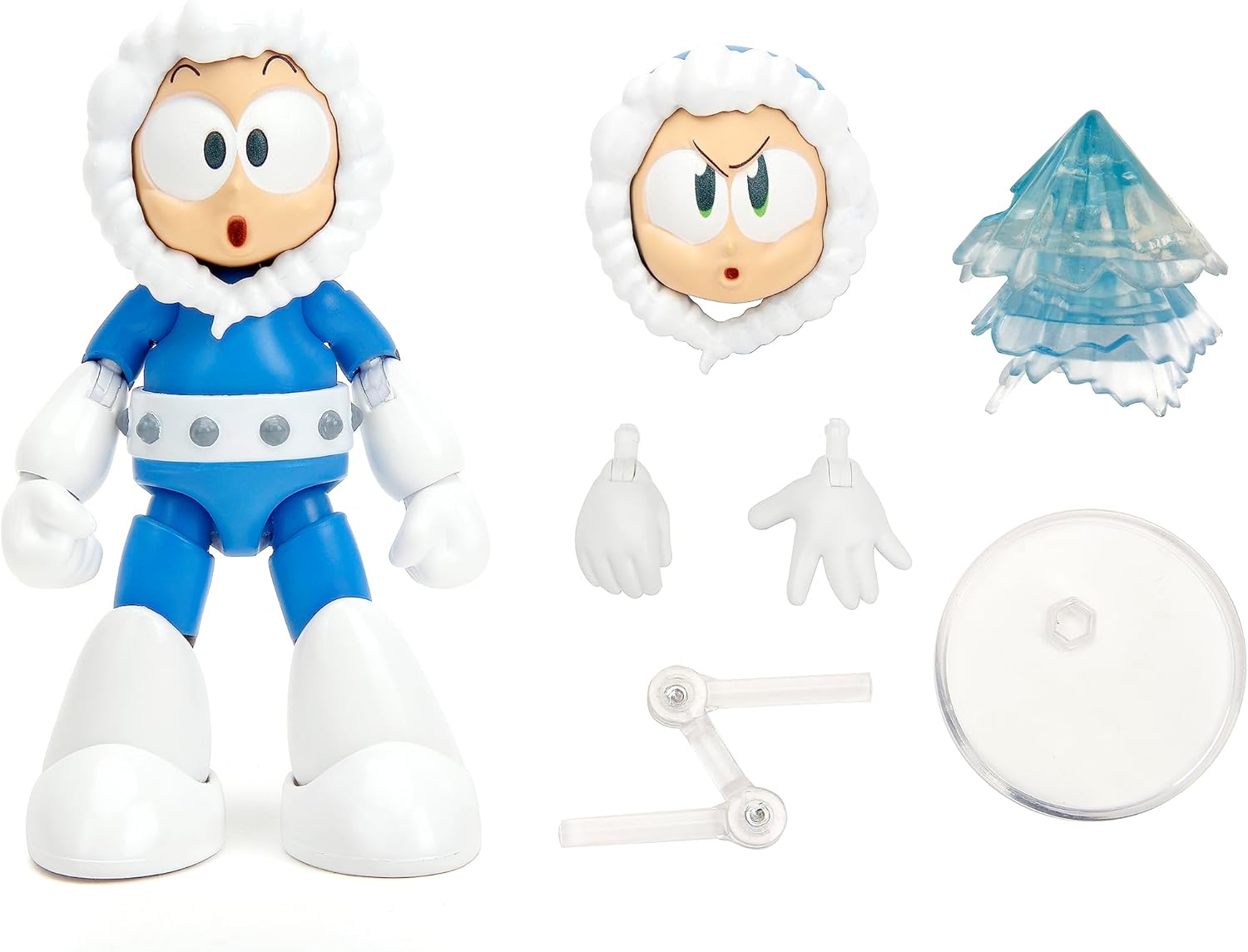 Mega Man 4" Ice Man Action Figure, Toys for Kids and Adults