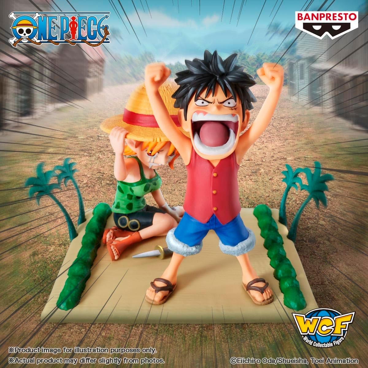BANPRESTO - One Piece - Log Stories - Luffy & Nami, Bandai Spirits World Collectable Figure