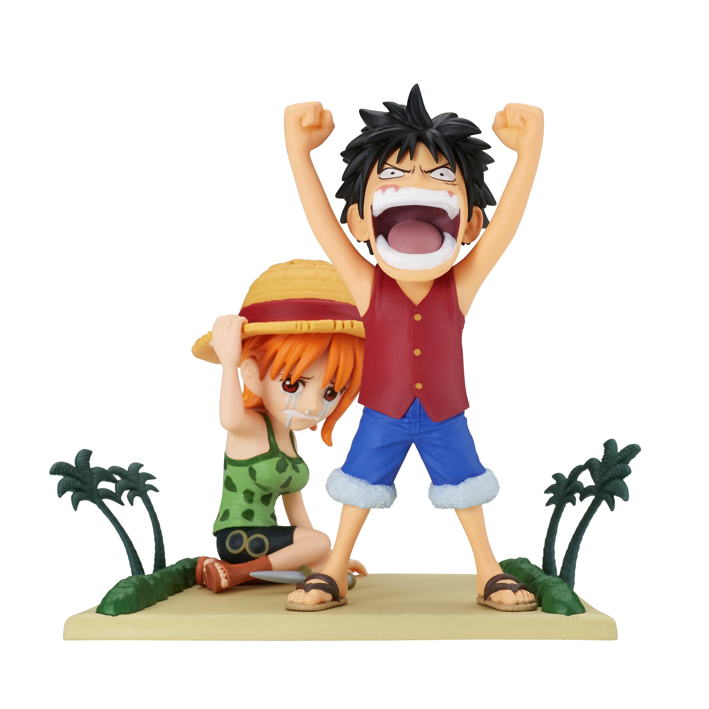 BANPRESTO - One Piece - Log Stories - Luffy & Nami, Bandai Spirits World Collectable Figure