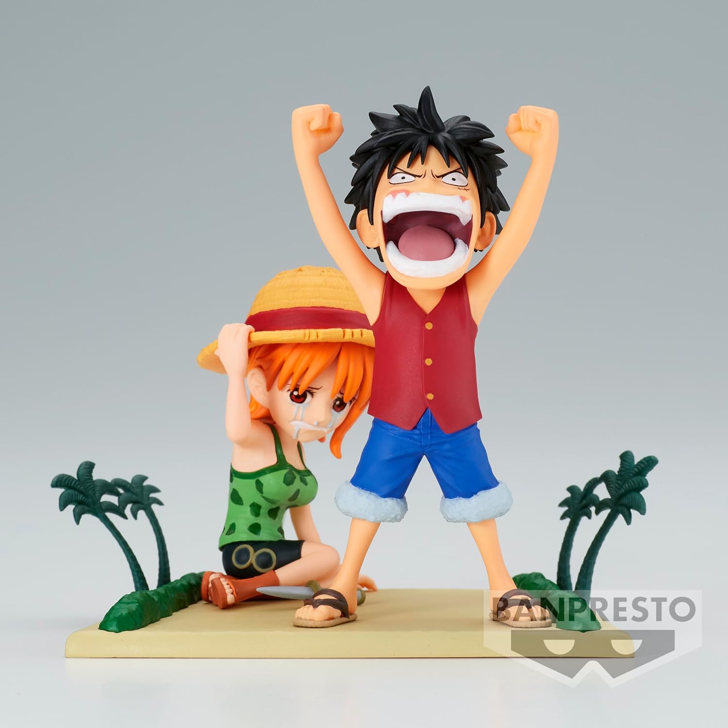 BANPRESTO - One Piece - Log Stories - Luffy & Nami, Bandai Spirits World Collectable Figure