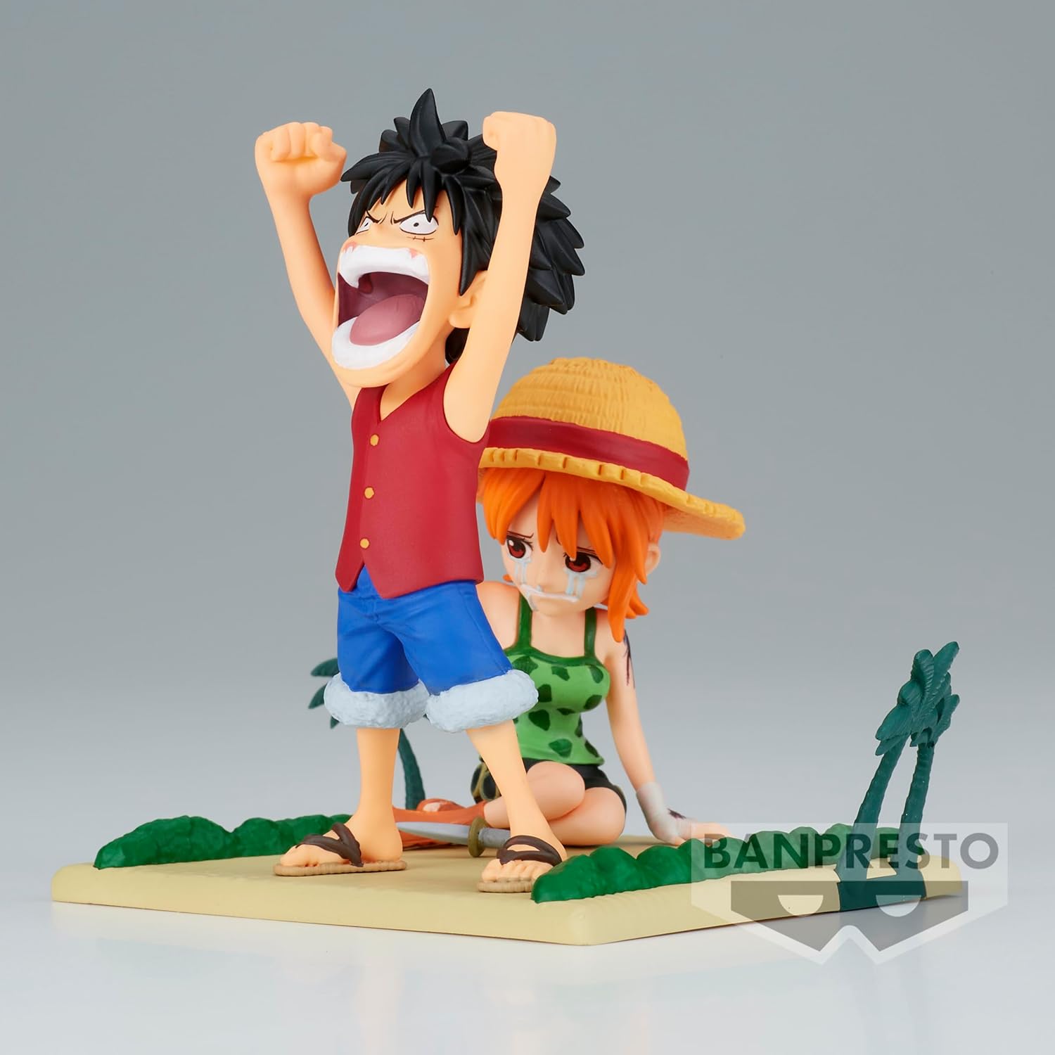 BANPRESTO - One Piece - Log Stories - Luffy & Nami, Bandai Spirits World Collectable Figure